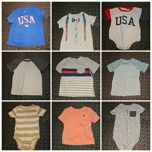 Cat & Jack Kids Short Sleeve Tees - Multicolor Pack......Mix Of Different Brands